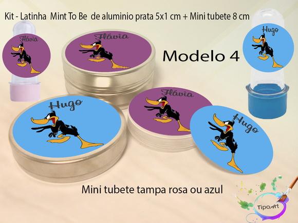 Kit Latinhas e Mini Tubetes -patolino