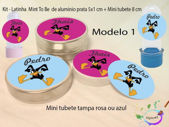 Kit Latinhas e Mini Tubetes -patolino