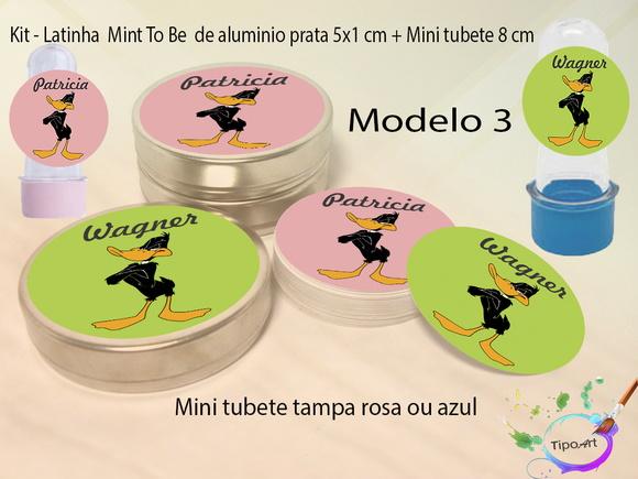 Kit Latinhas e Mini Tubetes -patolino