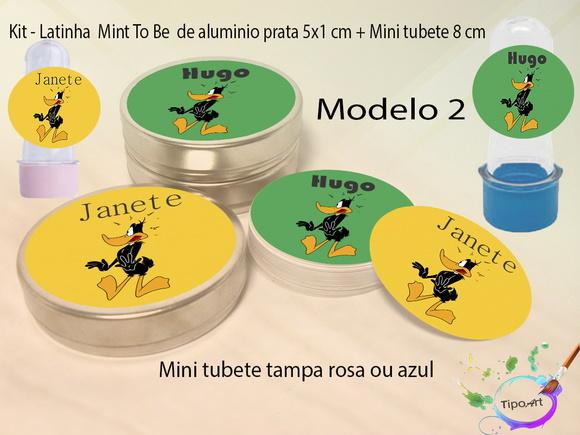 Kit Latinhas e Mini Tubetes -patolino