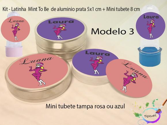 Kit Latinhas e Mini Tubetes -penélope Charmosa