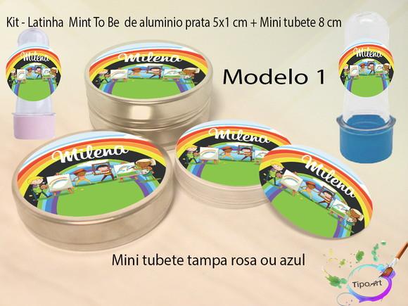 Kit Latinhas e Mini Tubetes -pintando o 7