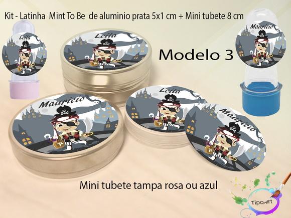Kit Latinhas e Mini Tubetes -piranta