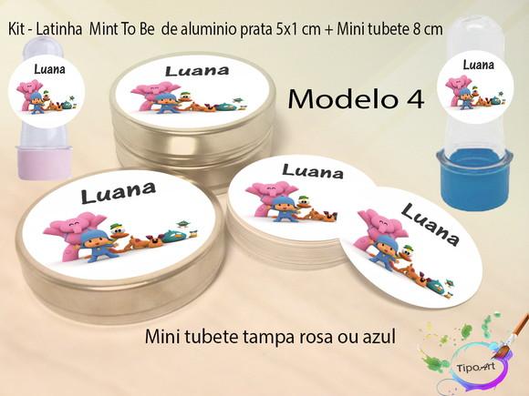 Kit Latinhas e Mini Tubetes -pocoyo