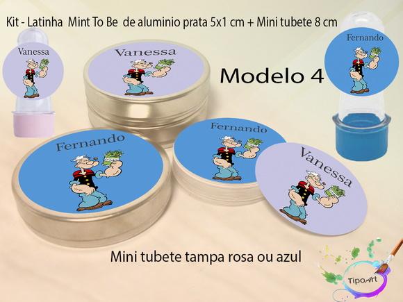 Kit Latinhas e Mini Tubetes -popai