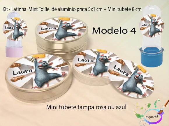Kit Latinhas e Mini Tubetes -ratatouille