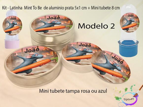 Kit Latinhas e Mini Tubetes -ratatouille