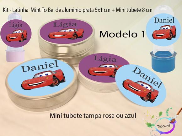 Kit Latinhas e Mini Tubetes -relampago