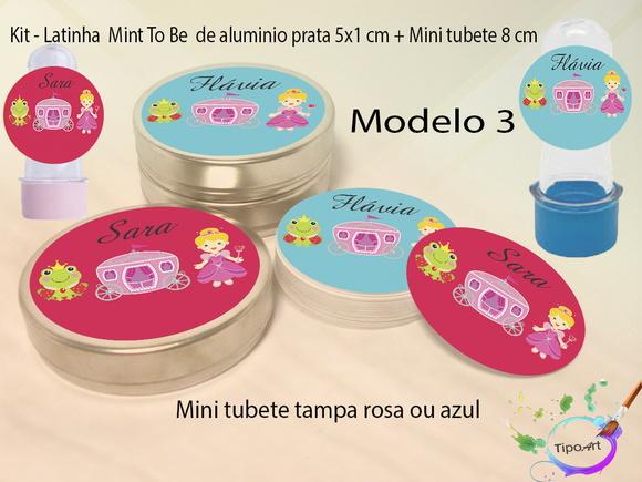 Kit Latinhas e Mini Tubetes -sapinho