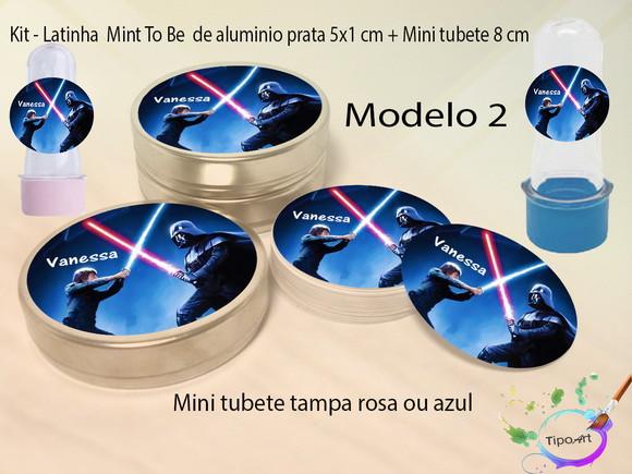 Kit Latinhas e Mini Tubetes -starwars