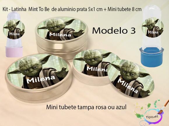 Kit Latinhas e Mini Tubetes -starwars