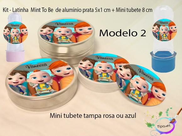 Kit Latinhas e Mini Tubetes -super Jojo