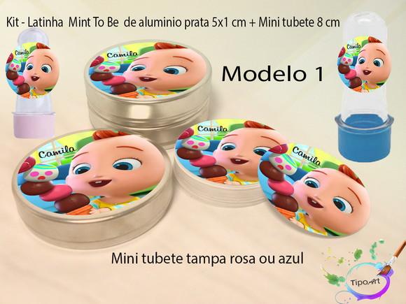 Kit Latinhas e Mini Tubetes -super Jojo