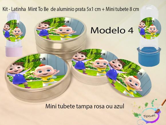 Kit Latinhas e Mini Tubetes -super Jojo