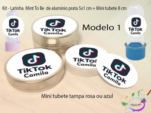 Kit Latinhas e Mini Tubetes -tik Tok