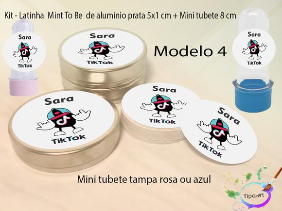 Kit Latinhas e Mini Tubetes -tik Tok
