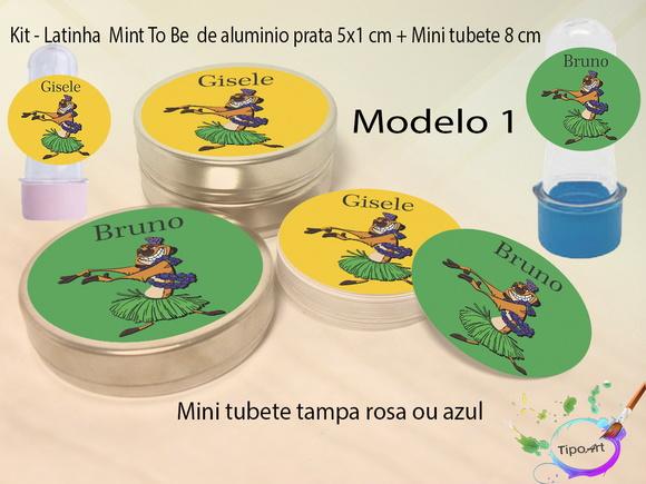 Kit Latinhas e Mini Tubetes -timão