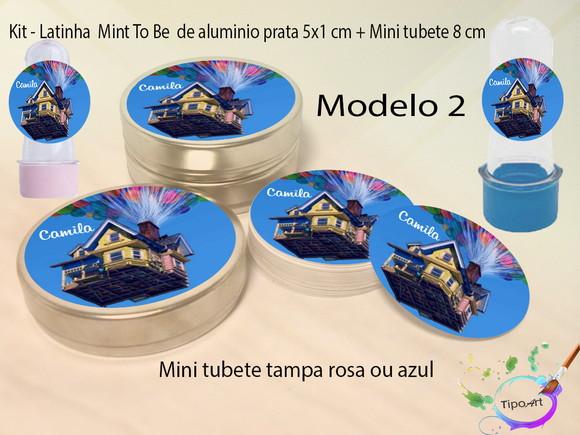 Kit Latinhas e Mini Tubetes -up Altas Aventuras