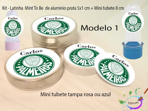 Kit Latinhas e Mini Tubetes -Verdão