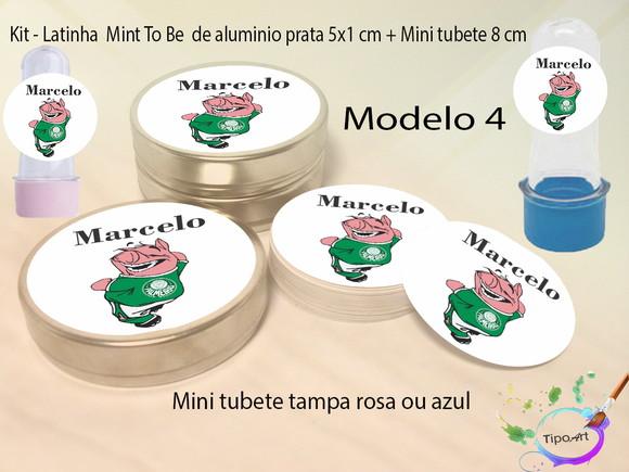 Kit Latinhas e Mini Tubetes -Verdão