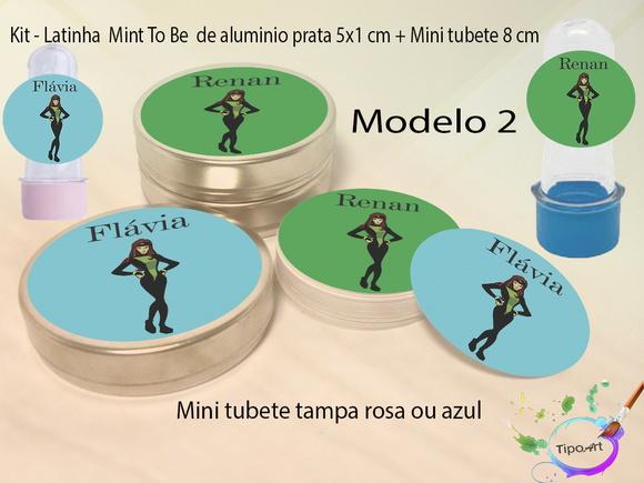 Kit Latinhas e Mini Tubetes -x Mens