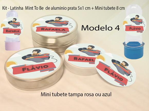 Kit Latinhas e Mini Tubetes-aviador