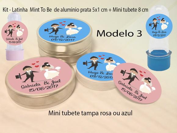 Kit Latinhas e Mini Tubetes-casal