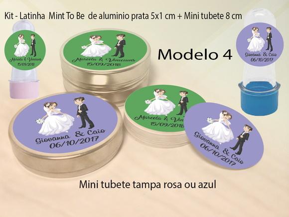 Kit Latinhas e Mini Tubetes-casal