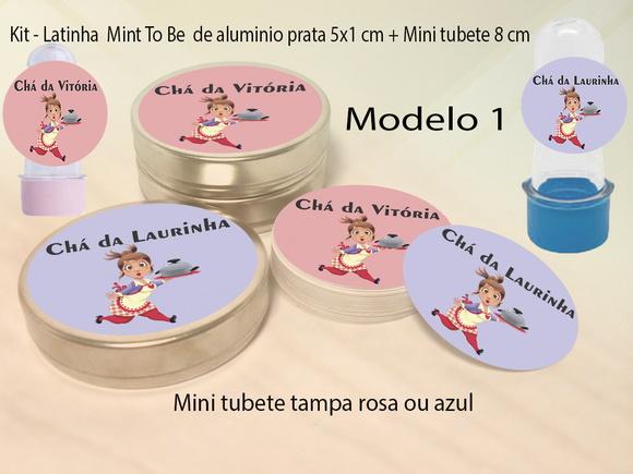 Kit Latinhas e Mini Tubetes-chá de Cozinha/panela