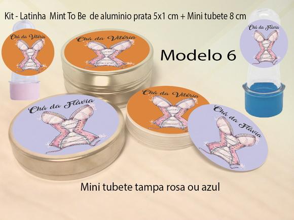 Kit Latinhas e Mini Tubetes-chá de Lingerie#2