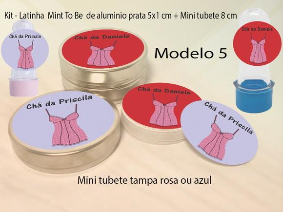 Kit Latinhas e Mini Tubetes-chá de Lingerie#2