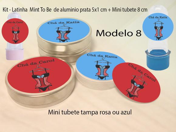 Kit Latinhas e Mini Tubetes-chá de Lingerie#2