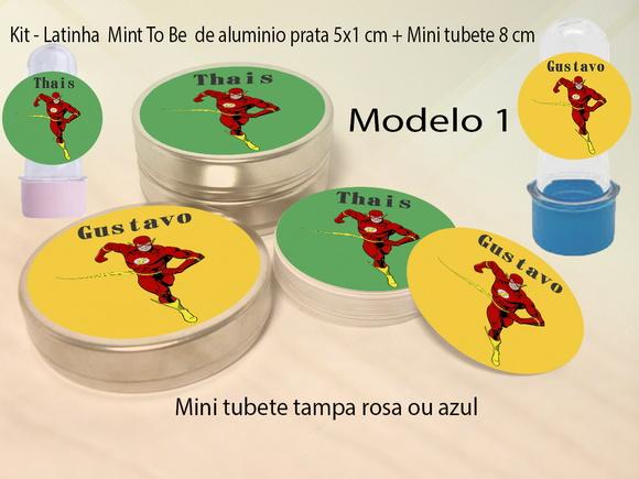 Kit Latinhas e Mini Tubetes-flash