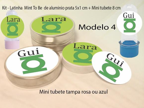 Kit Latinhas e Mini Tubetes-lanterna Verde