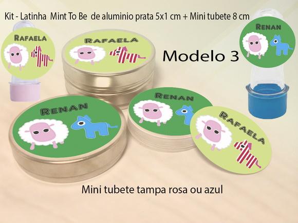 Kit Latinhas e Mini Tubetes-lalaloopsy