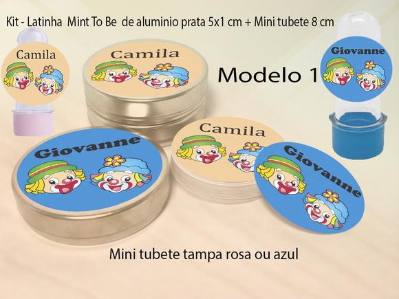 Kit Latinhas e Mini Tubetes-patatí Patatá