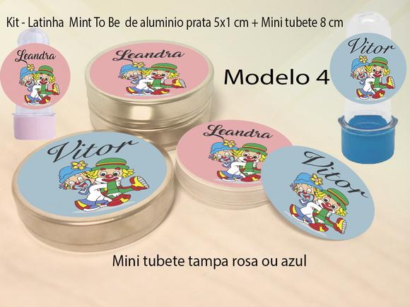 Kit Latinhas e Mini Tubetes-patatí Patatá