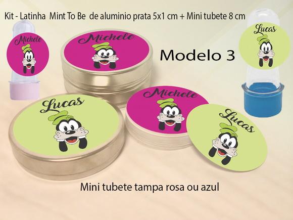 Kit Latinhas e Mini Tubetes-pateta