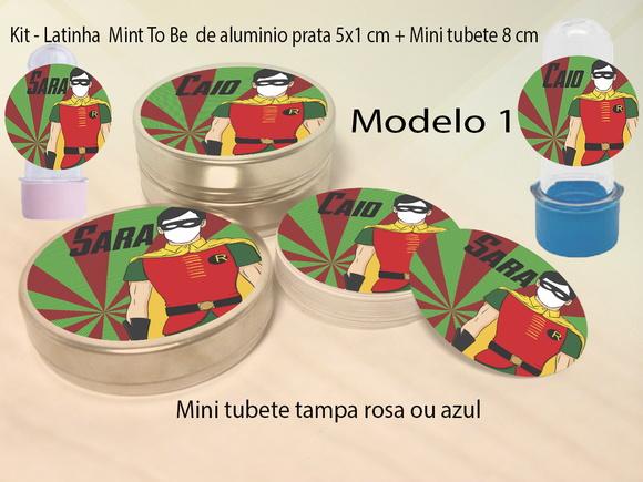 Kit Latinhas e Mini Tubetes-robin
