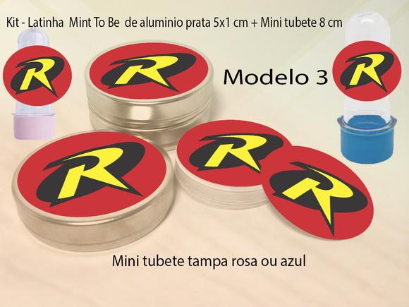 Kit Latinhas e Mini Tubetes-robin