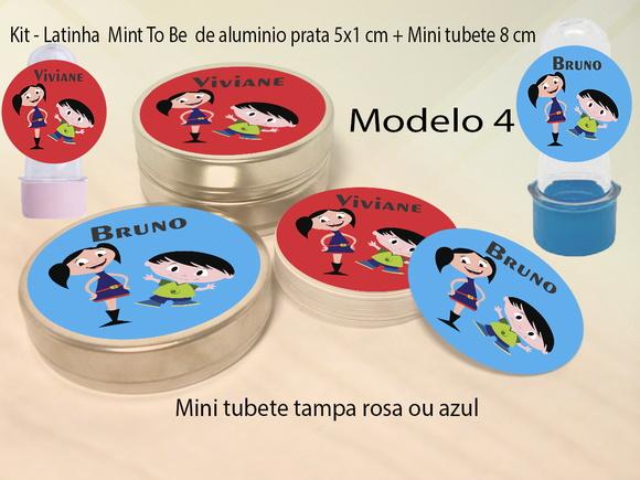 Kit Latinhas e Mini Tubetes-show da Luna