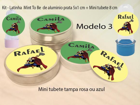 Kit Latinhas e Mini Tubetes-thor