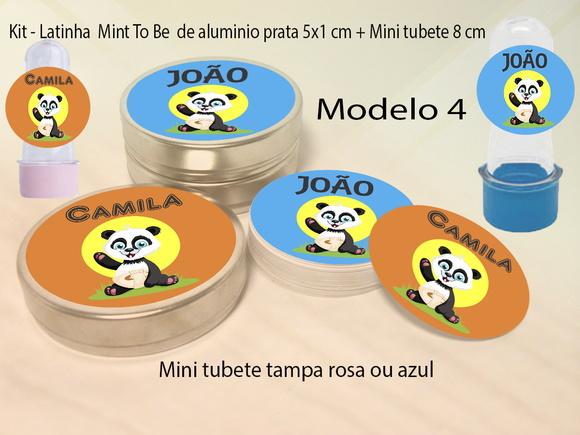 Kit Latinhas e Mini Tubetes-urso
