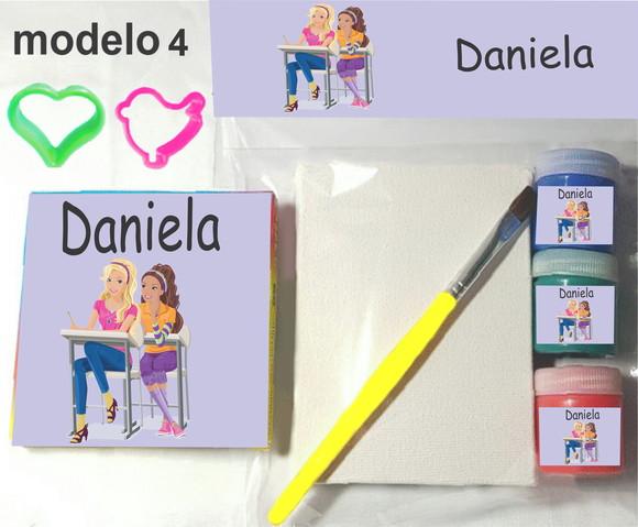 Kit Massinha e Pintura-barbie
