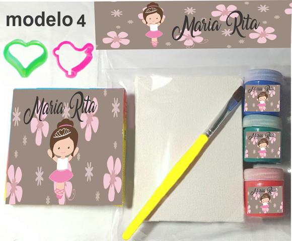 Kit Massinha e Pintura-bailarina