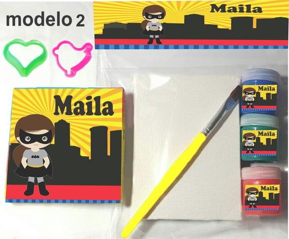 Kit Massinha e Pintura-batman