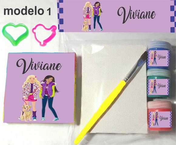Kit Massinha e Pintura-barbie