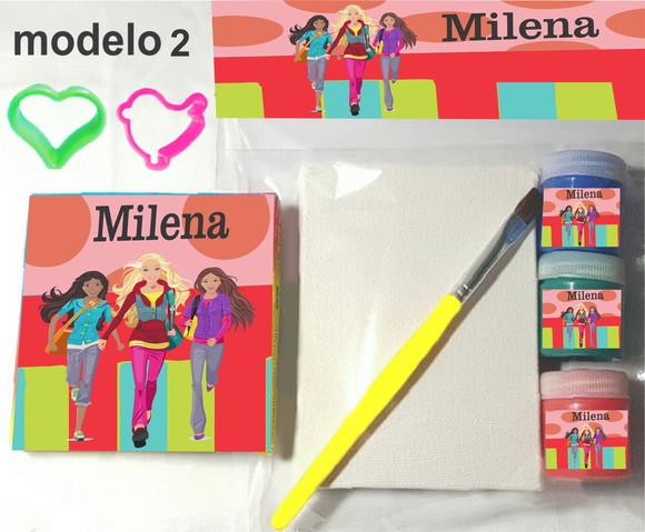 Kit Massinha e Pintura-barbie