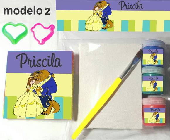 Kit Massinha e Pintura-bela e a Fera