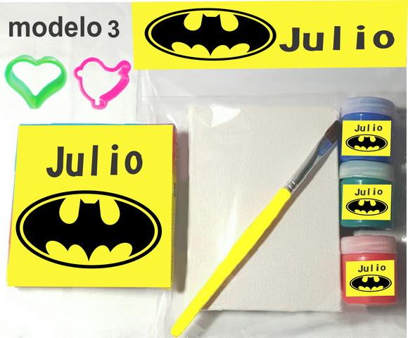 Kit Massinha e Pintura-batman